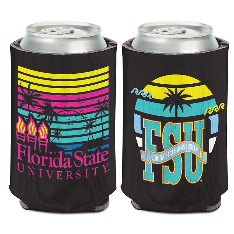 WinCraft Florida State Seminoles Beach Club 12oz Sunset Tiki Can Cooler