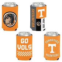 WinCraft Tennessee Volunteers 4-Pack 12oz Can Cooler Set