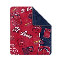St Louis Cardinals 50" x 60" Dream Weave Throw Blanket