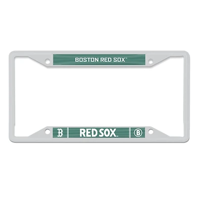 WinCraft Boston Sox 2025 City Connect Laser Cut Metal License Plate Frame