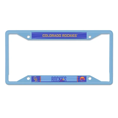 WinCraft Colorado Rockies 2025 City Connect Laser Cut Metal License Plate Frame