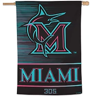 WinCraft Miami Marlins 28" x 40" Single-Sided Vertical Banner