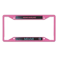 WinCraft Miami Marlins Laser Cut Metal License Plate Frame