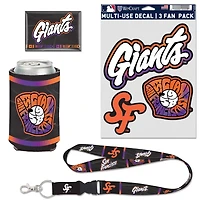 WinCraft San Francisco Giants 2025 City Connect Four-Piece Fan Pack
