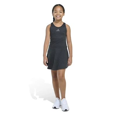 adidas Girls' Melange Flounce Dress