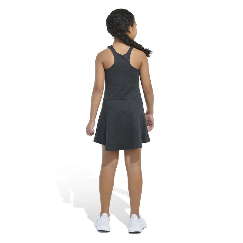 adidas Girls' Melange Flounce Dress