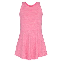 adidas Girls' Melange Flounce Dress
