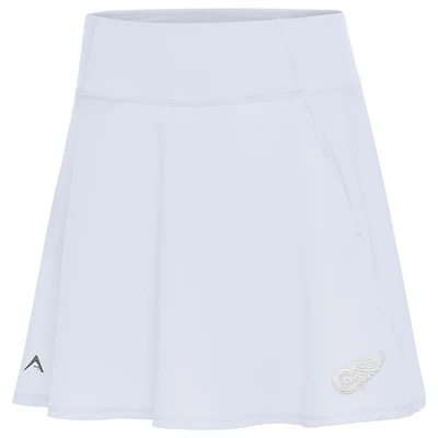 Antigua Powder Detroit Red Wings White Logo Chip Skort