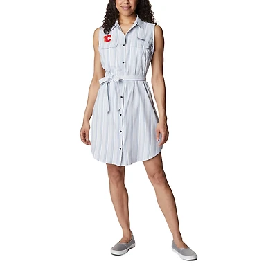 Columbia Light Calgary Flames Sun Drifter Woven Dress