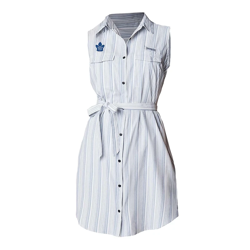 Columbia Light Toronto Maple Leafs Sun Drifter Woven Dress