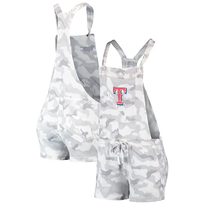 Concepts Sport Texas Rangers Camo Overall Romper