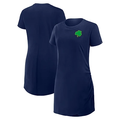 Fanatics Notre Dame Fighting Irish Relaxed Fit Drape T-Shirt Dress