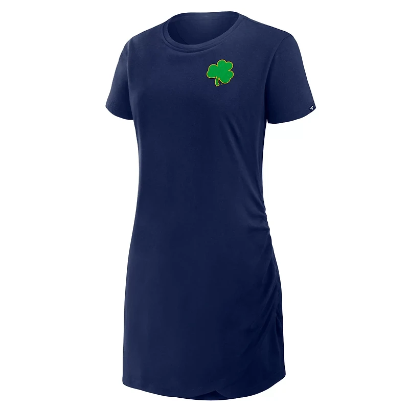 Fanatics Notre Dame Fighting Irish Relaxed Fit Drape T-Shirt Dress