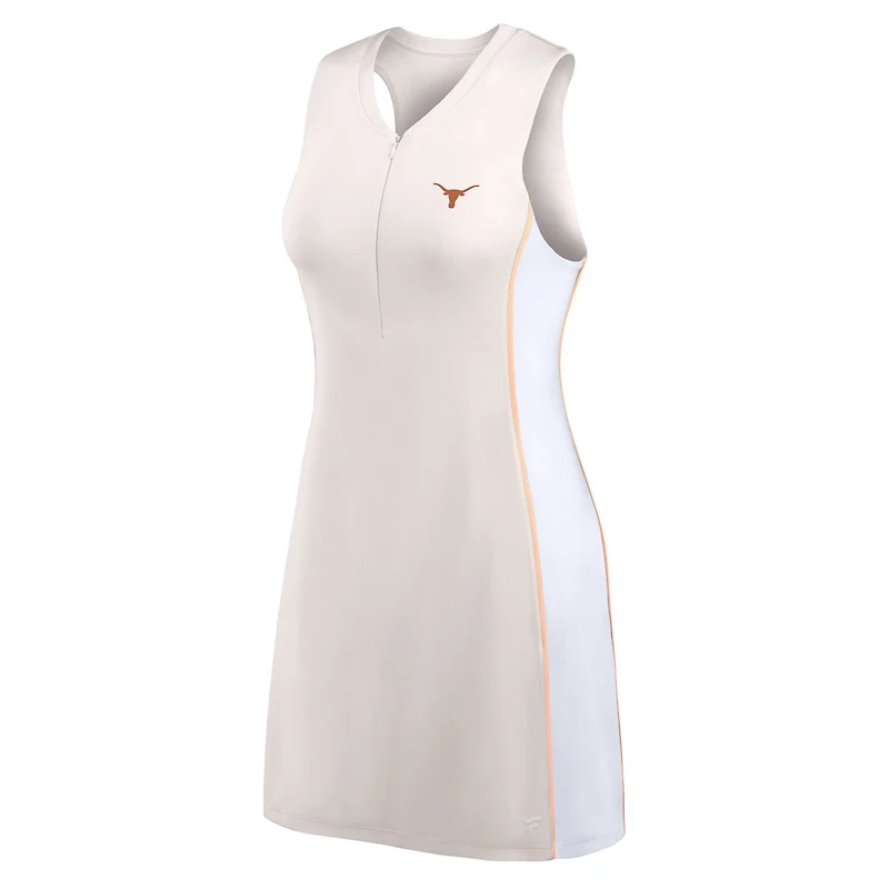 Fanatics Texas Longhorns Studio Boost Athletic Half-Zip Dress