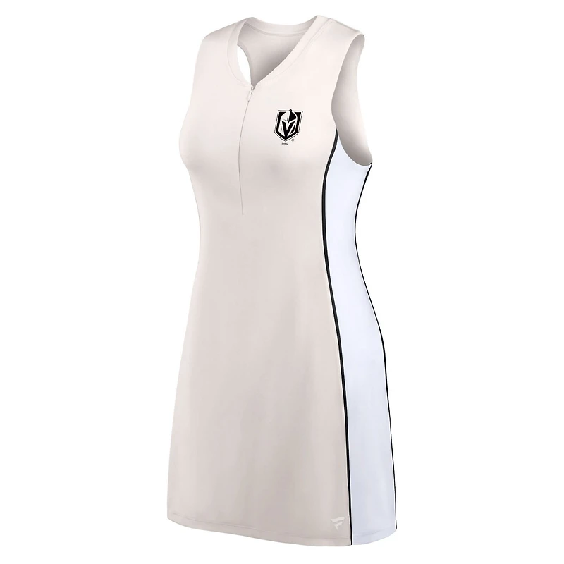 Fanatics Vegas Golden Knights Studio Boost Athletic Half-Zip Dress