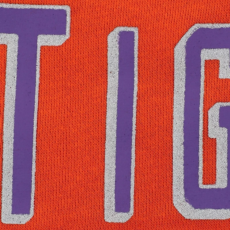 G-III 4Her by Carl Banks /White Clemson Tigers 3rd Down Short Sleeve T-Shirt Dress