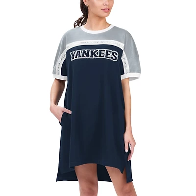 G-III 4Her by Carl Banks Gray New York Yankees Circus Catch Sneaker Dress