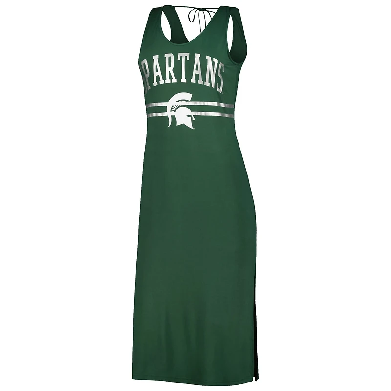 G-III 4Her by Carl Banks Michigan State Spartans Training V-Neck Maxi Dress
