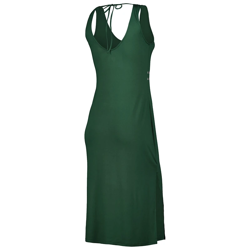 G-III 4Her by Carl Banks Michigan State Spartans Training V-Neck Maxi Dress