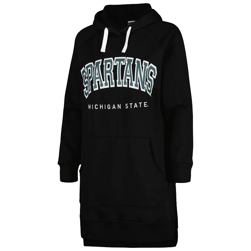 Gameday Couture Michigan State Spartans Take a Knee Raglan Hooded Sweatshirt Dress