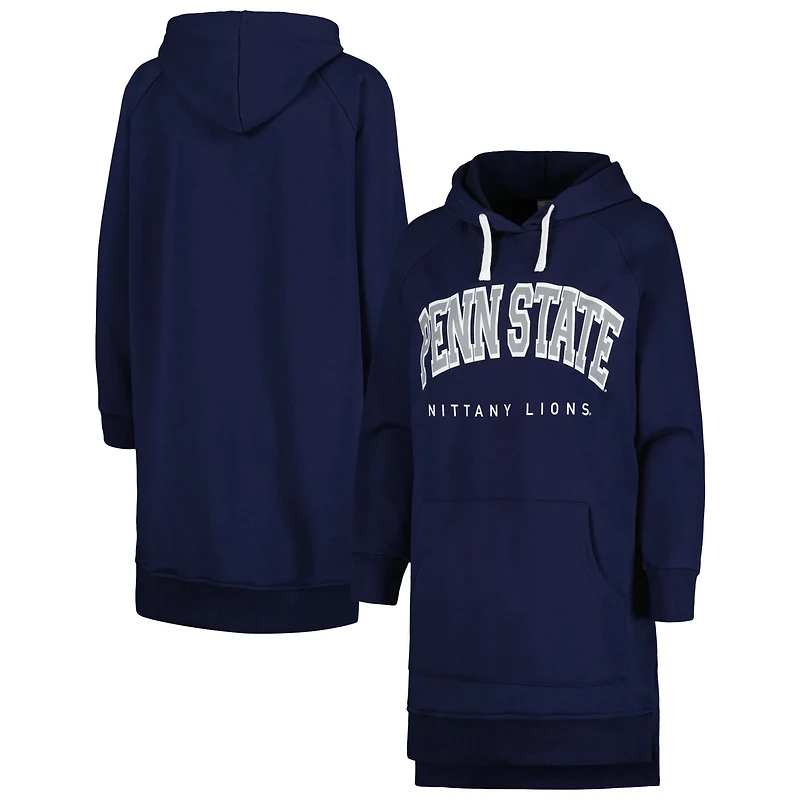 Gameday Couture Penn State Nittany Lions Take a Knee Raglan Hooded Sweatshirt Dress