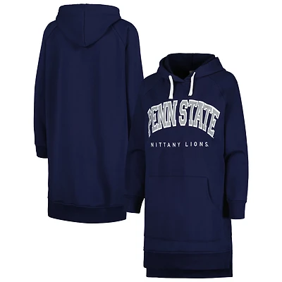 Gameday Couture Penn State Nittany Lions Take a Knee Raglan Hooded Sweatshirt Dress