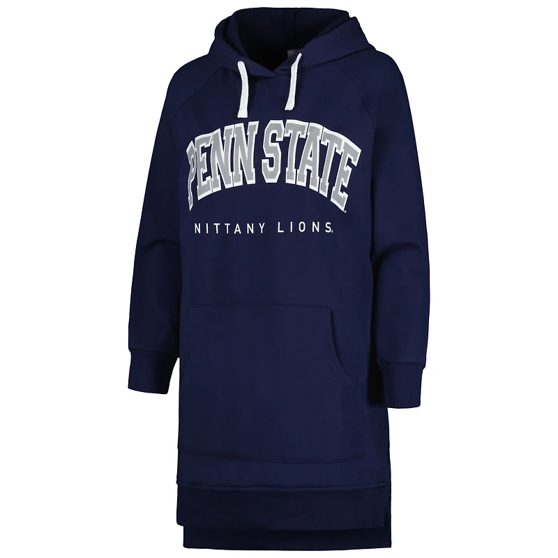Gameday Couture Penn State Nittany Lions Take a Knee Raglan Hooded Sweatshirt Dress