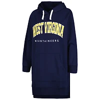 Gameday Couture West Virginia Mountaineers Take a Knee Raglan Hooded Sweatshirt Dress