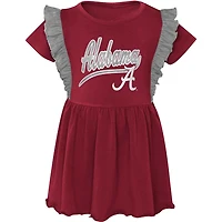 Girls Alabama Tide Too Cute Tri-Blend Dress
