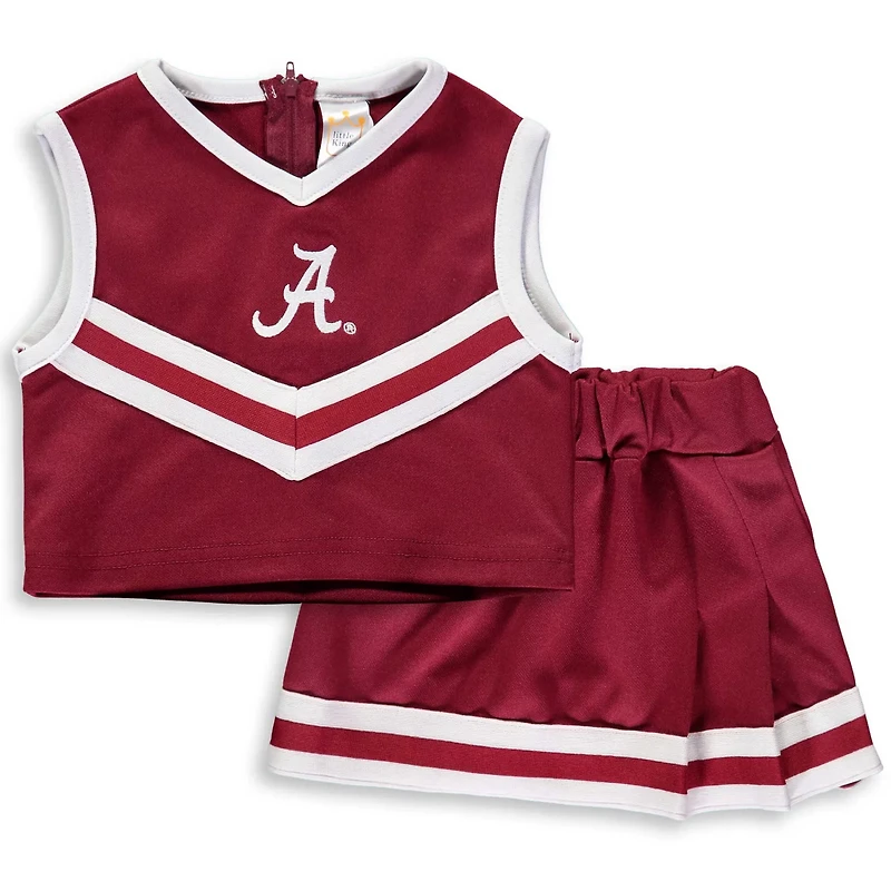 Girls Alabama Tide Two-Piece Cheer Set