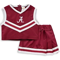 Girls Alabama Tide Two-Piece Cheer Set