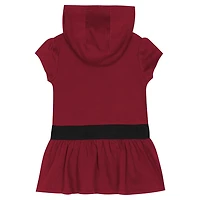 Girls Arkansas Razorbacks Team Love French Terry Hoodie Dress