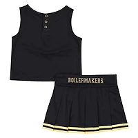 Girls Colosseum Purdue Boilermakers Time For Recess Cheer Top  Skirt Set