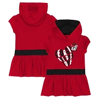 Girls Georgia Bulldogs Team Love French Terry Hoodie Dress