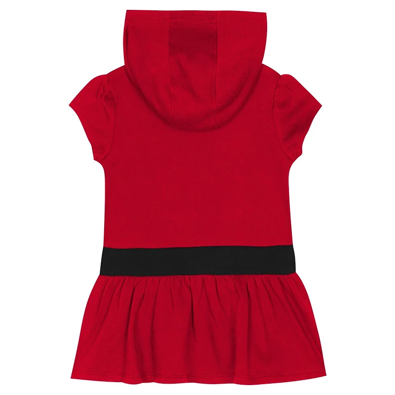 Girls Georgia Bulldogs Team Love French Terry Hoodie Dress