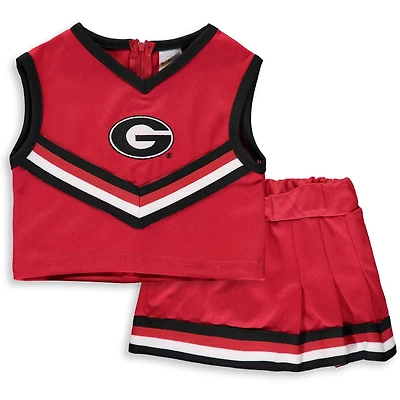 Girls Georgia Bulldogs Two-Piece Cheer Set