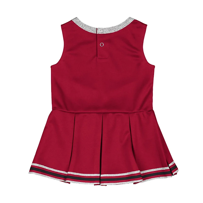 Girls Infant Colosseum Arkansas Razorbacks Lollipop Park Cheer Dress