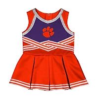 Girls Infant Colosseum Clemson Tigers Lollipop Park Cheer Dress