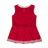 Girls Infant Colosseum Ohio State Buckeyes Lollipop Park Cheer Dress