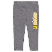 Girls Michigan Wolverines Clubhouse Pullover Hoodie and Legging Set