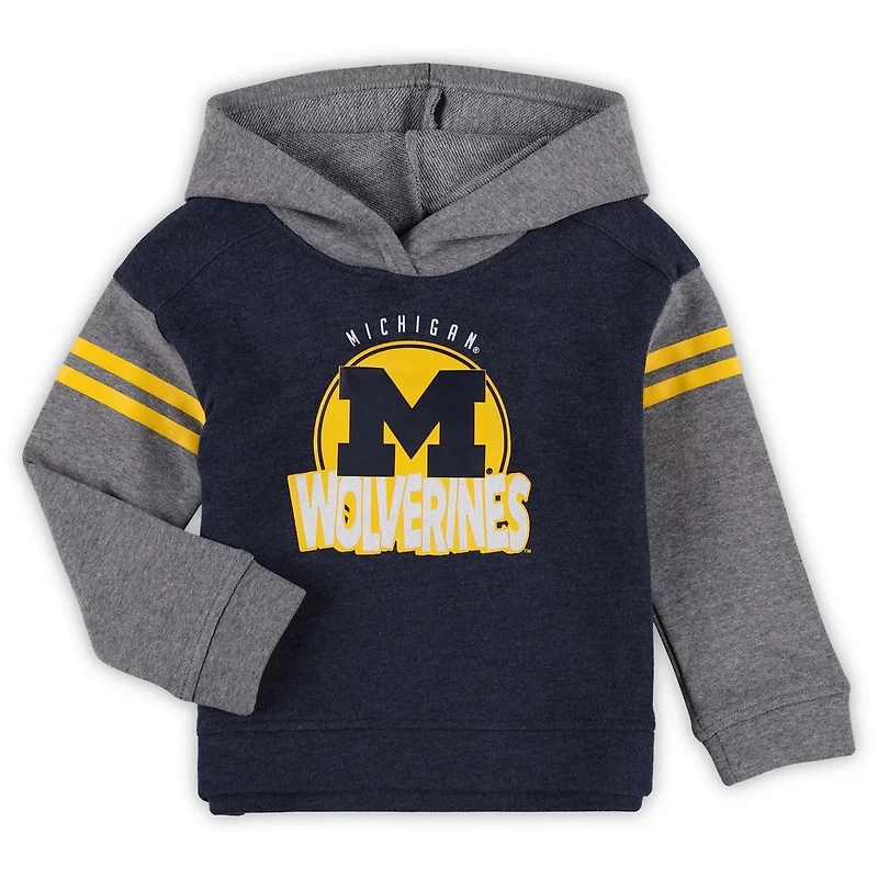 Girls Michigan Wolverines Clubhouse Pullover Hoodie and Legging Set