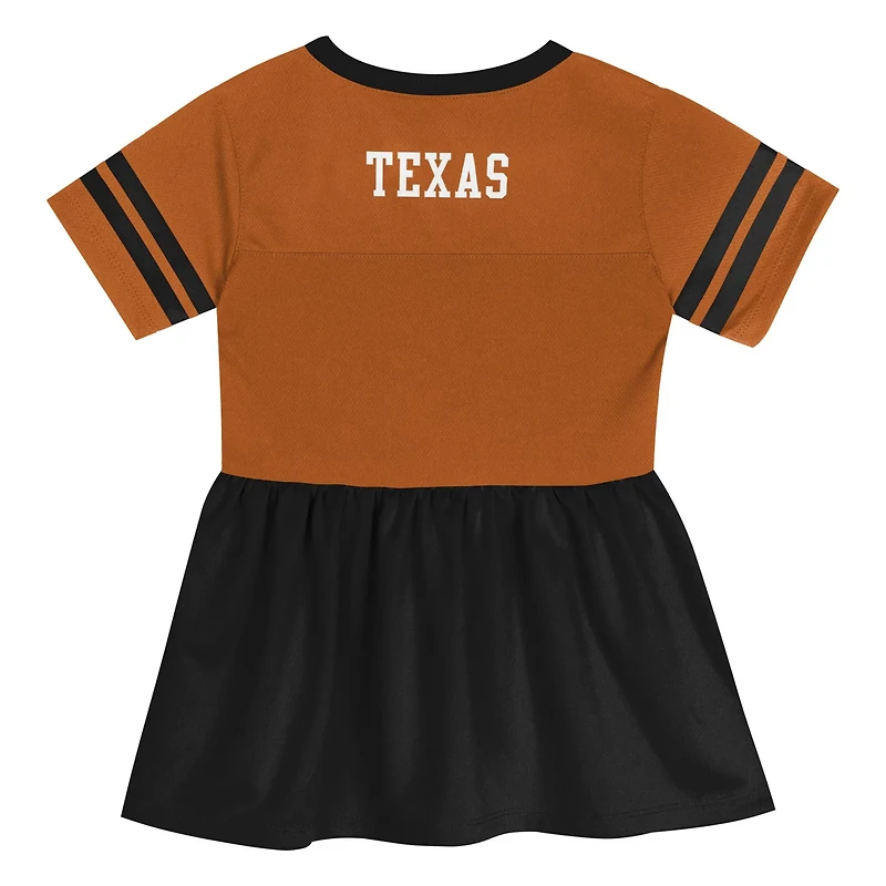 Girls Preschool Outerstuff Texas Black Longhorns Stadium Lights Fashion Jersey Dress