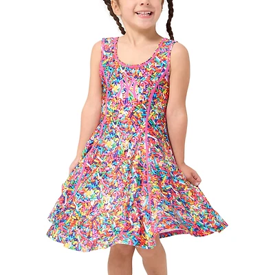 Girls Terez New York Yankees Hi-Shine Skater Dress