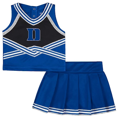 Girls Toddler Colosseum Duke Blue Devils Lollipop Park Cheer Two-Piece Set