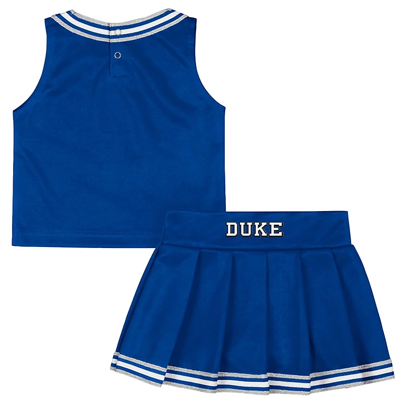 Girls Toddler Colosseum Duke Blue Devils Lollipop Park Cheer Two-Piece Set