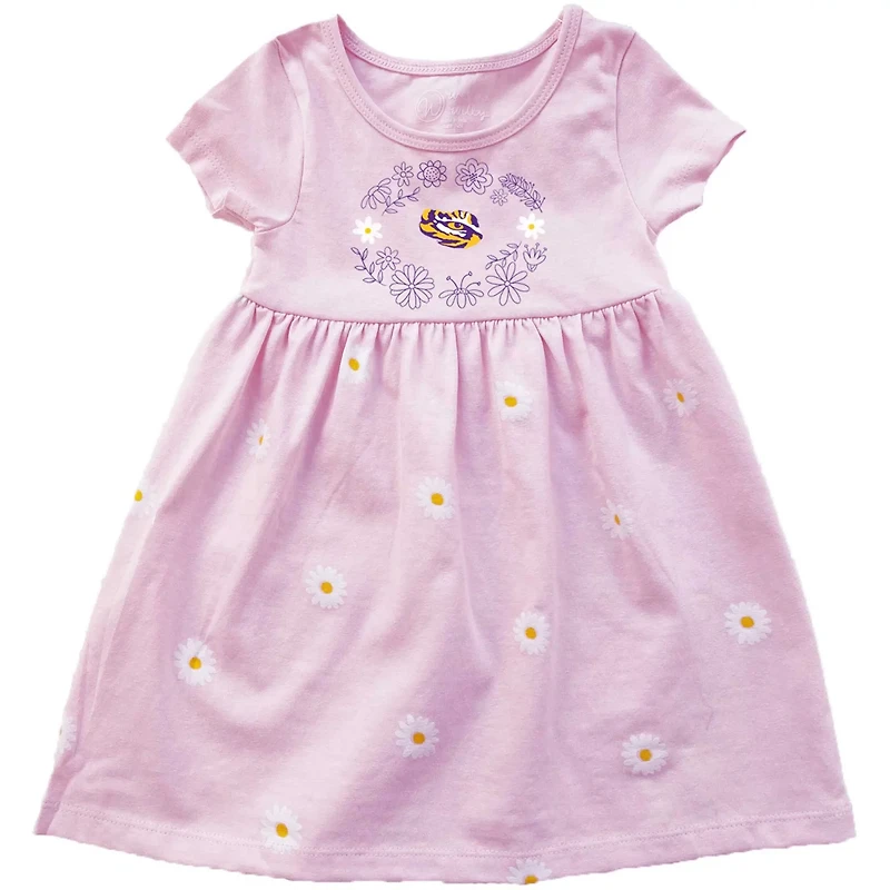 Girls Wes Willy LSU Tigers Daisy Dress