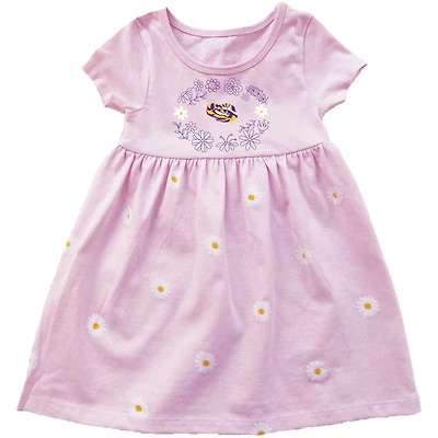 Girls Wes  Willy LSU Tigers Daisy Dress