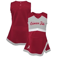 Girls Youth Alabama Tide Cheer Captain Jumper Dress
