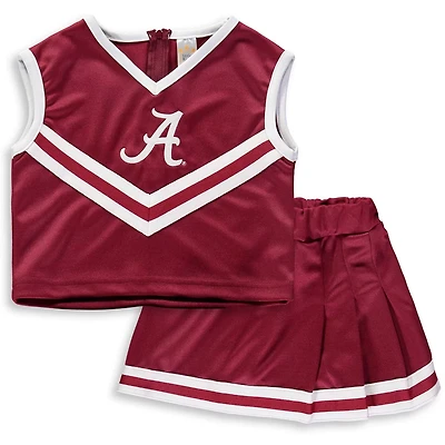 Girls Youth Alabama Tide Two-Piece Cheer Set
