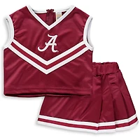 Girls Youth Alabama Tide Two-Piece Cheer Set